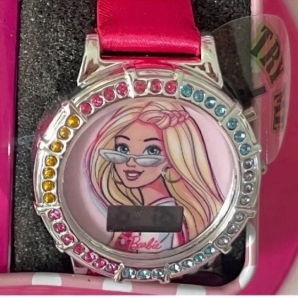 NEW Barbie Mattel Girls Light Up Watch